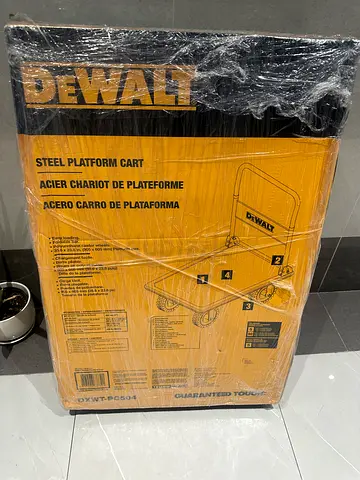 Steel platform cart
