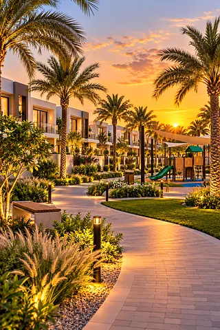 4BR Townhouse | Private Garden | Rooftop Terrace | DAMAC Hills 2