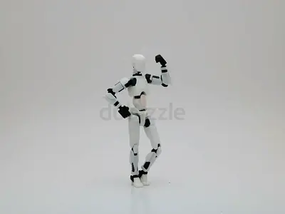 Articulated 3d printed Poseable Action Figure
