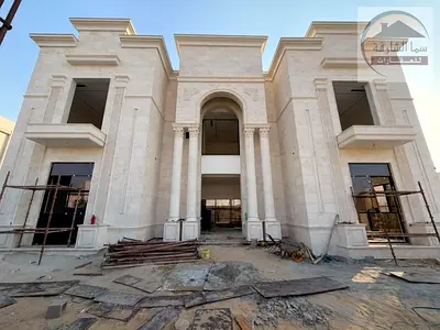 Luxury Villa in Al Hoshi | 10,000 Sq. Ft. Plot, Private Pool & 2 Waterfalls – Near Main Road
