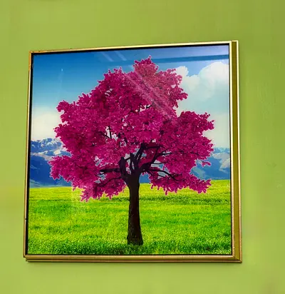 Pink Tree Picture Frame