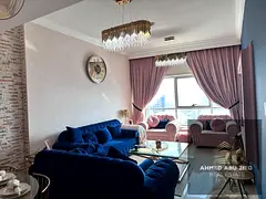 A fully furnished, 2BHK for annual rent in Conqueror Tower, Ajman. area of 1,585 sq. ft., park