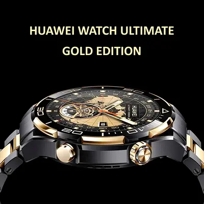 HUAWEI WATCH ULTIMATE GOLD EDITION - MEN'S LUXURY SMARTWATCH