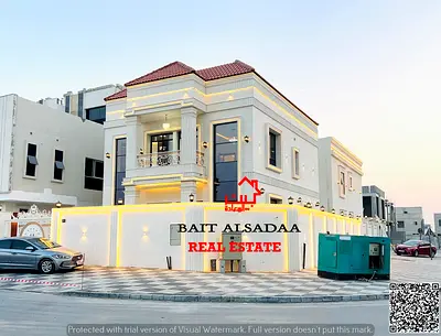 Classic Corner Villa for Sale in Al Helio 2 – Ajman | Prime corner location next to Safeer Mall; registration and ownership fees included.