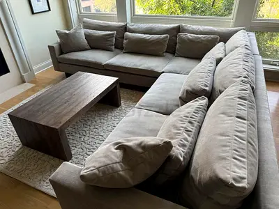West elm Corner sofa