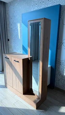 Shoe cabinet with mirror 250