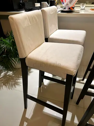4 IKEA BAR STOOLS – AED 450 FOR ALL FOUR