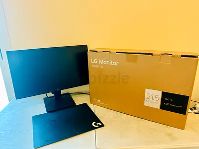 LG 22MR410 21.5" 100Hz Monitor - Good Condition with Stand and Box