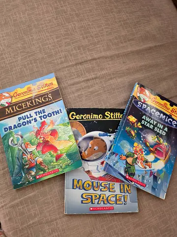 Collection of 3 Geronimo Stilton Children's Books - Good Condition
