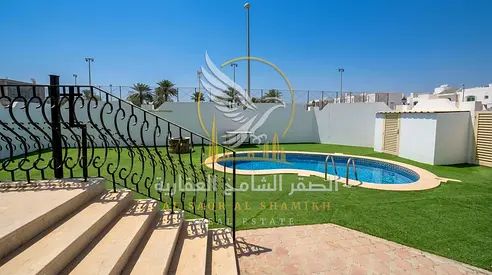 فيلا للإيجار السنوي في شرقان 6 غرف و6 حمامات مسبح وحديقة ومنطقة شواء وتكييف مركزي ومجلس منفصل وإطلالات مفتوحة
