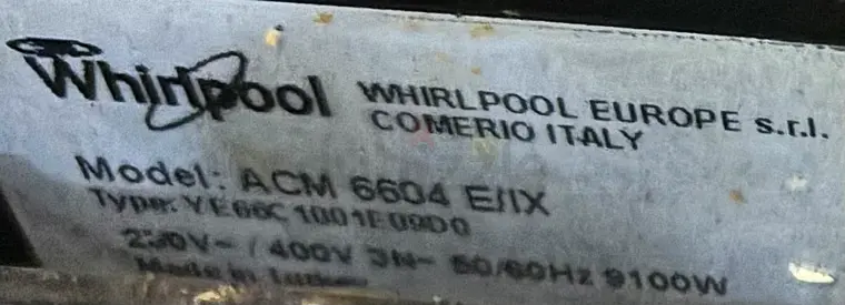 Whirlpool ACM 6604 Built-in Oven (used)