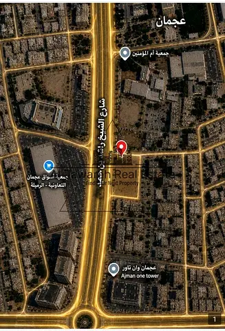 Residential and Commercial Land for Sale in Ajman Land Location: Al Rashidiya 3 – Sheikh Rashid Bin Humaid Street Land Area: 5,402 sq. ft.