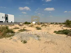 Corner land for sale in Al-Hushi near the garden and mosque