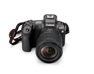 Canon EOS R mirrorless camera with RF 24-105mm lens - good condition