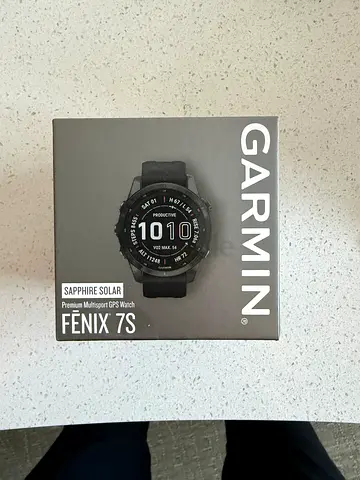 Garmin Fenix 7S Sapphire Solar - Unopened Box Carbon Grey
