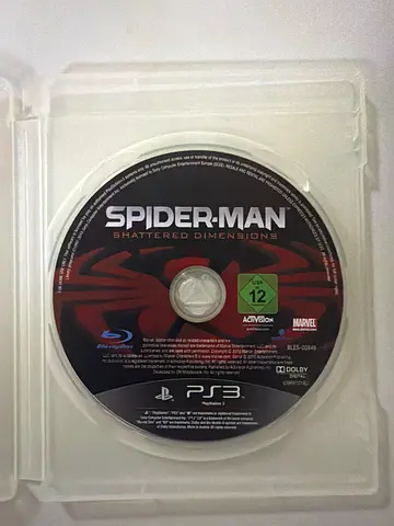Spider-Man: Shattered Dimensions (PS3) — Disc Only
