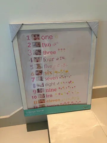 First Year Children Photo Frame - 45 x 55 cm