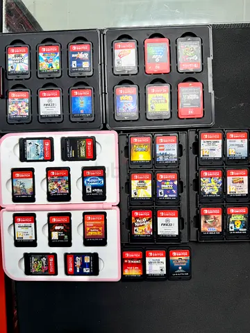Collection of 35+ Nintendo Switch Game Cartridges (Various Titles)