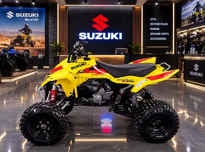 Like new Suzuki LT-R450 – 2010 Model -شبه جديدة بحالة الوكالة مخزنه سوزوكي