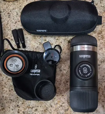 Wacaco Nanopresso Portable Espresso Maker with Accessories (Good Condition)