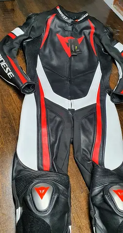 Dainese Men's One-Piece Leather Motorcycle Racing Suit