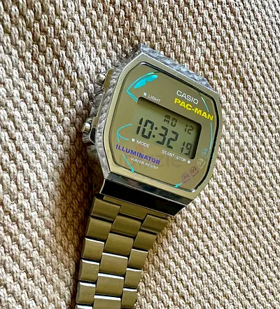 CASIO Vintage PAC-MAN Collaboration Limited Edition 50th Anniversary of Casio.