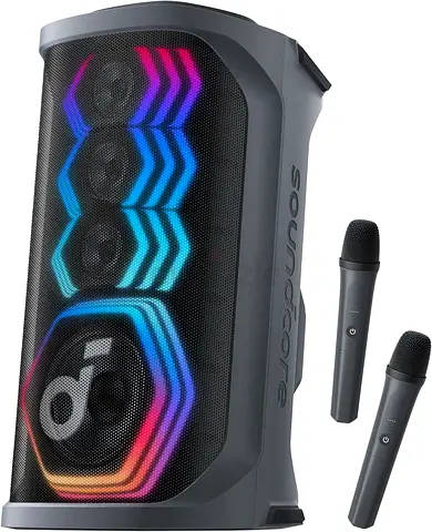 Soundcore Rave 3S AI Party Speaker by Anker, AI Vocal Removal, 200W Sound
2 Wireless Microphones Inc