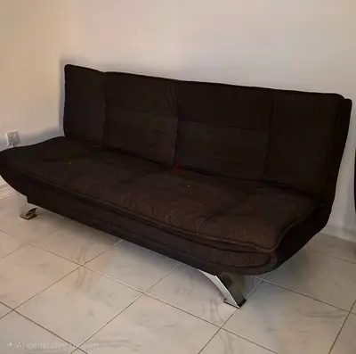 Fabric Sofa Bed with Easy Folding Mechanism