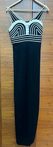 Black evening dress
