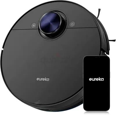 EUREKA Robot Vacuum Cleaner and Mop with 8000Pa Suction, 5th-Gen LDS, Multi-Floor Mapping, 180 min R