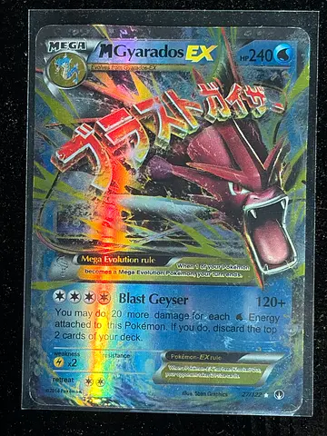 Mega Gyarados EX Holo Pokémon Card - Single Collectible