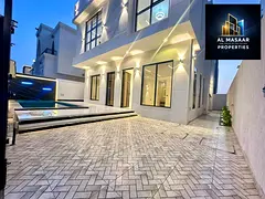 A luxury property for sale in Al Helio, featuring a custom design, high-end finishes, and a private 