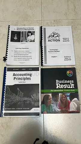 Set of Business & Accounting Textbooks – HR, Accounting, Business Studies (pre-owned)