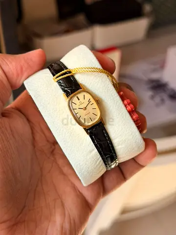 Vintage Omega Women's Gold-Plated Dress Watch Manual WIND