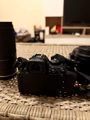 Nikon z5ii with 3 lens and flach