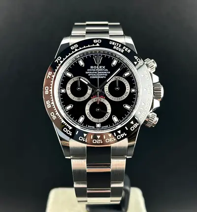 Rolex Cosmograph Daytona Stainless Steel Black Dial - Excellent Condition
