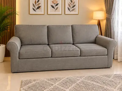 3-seater fabric sofa in good condition