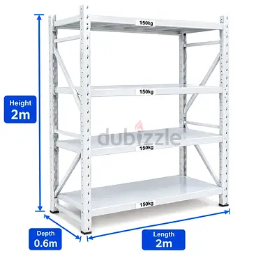 MD Storage Racks - (Brand New - 150kg UDL per Level)