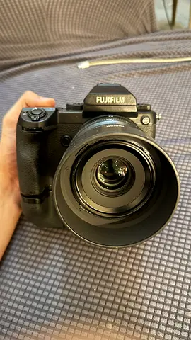 Fujifilm GFX 50S medium format camera kit with GF 63mm f/2.8 and GF 120mm f/4 Macro