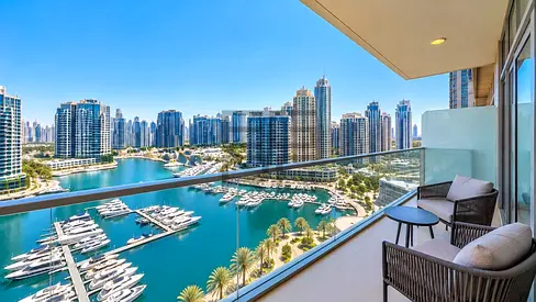 Furnished Studio | Canal View | 2 Balconies