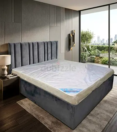 Queen Bed With Mattress Brand New