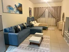 Furnished studio for monthly rent 🏡 at Ajman One Tower, Al Rashidiya 3 ✔️ Includes utilities,