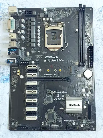 Asrock h110 pro btc+ motherboard