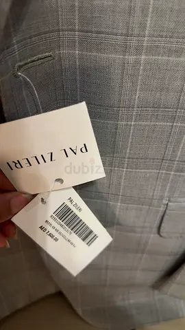 Paul Zileri Grey Checked Men's Blazer and Trousers  size 48 - Brand New with Tags