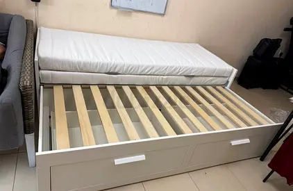 Ikea brimness day bed with 2 mattress