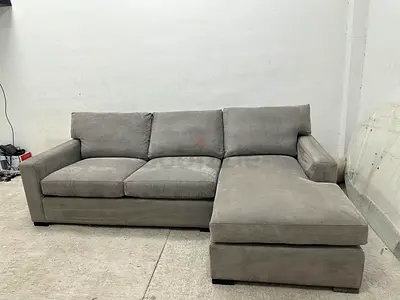 Crate&barrel lshape sofa
