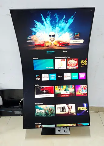 Free Delivery- SAMSUNG Smart LED TV 55 inc - Vertical Display Stand Included