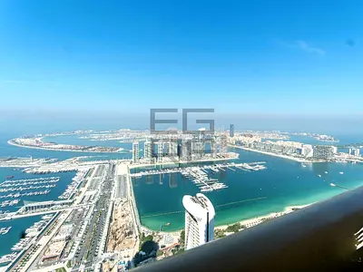 Full Sea and Marina View | High Floor | Maid's