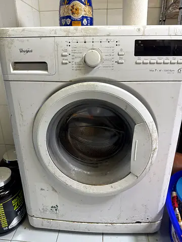 Whirlpool washing machine 7 kg, 1000 rpm