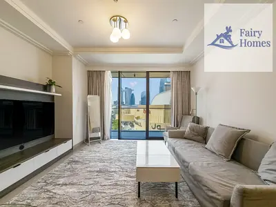 Furnished 1BR Apartment | Boulevard Point | Burj Khalifa View